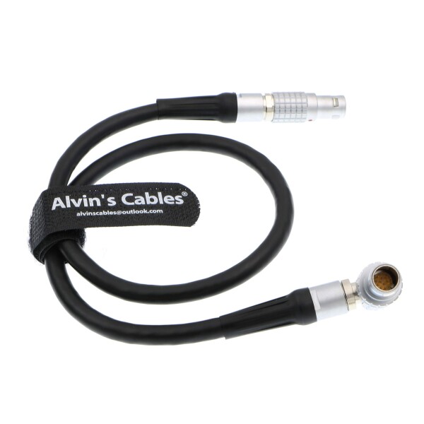 Alvin's Cables RED DSMC2 Scarlet-W用 EVFケーブル 16ピン ストレート-L字 オス-オス 50cm コンパクト配線 LCD接続用