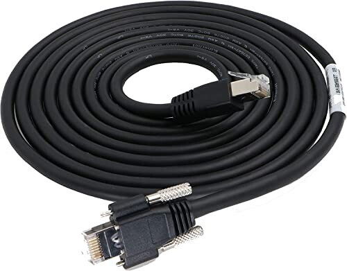 Alvin's Cables Basler カメラ 用の GigE Cat6 S STP ネジロック 水平 RJ45 DrC ケーブル 10M