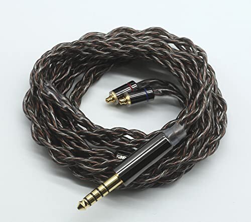 MMCX4.4mmリケーブル4芯銀・銅混合 MMCXケーブル 4.4mmアップグレードケーブル イヤホン交換ケーブル (MMCX4.4mm)の通販は 4,973円