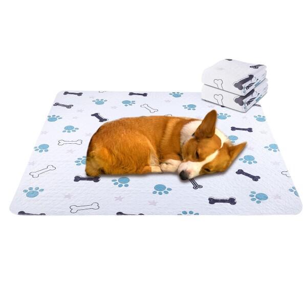 LOOBANI 2枚セット犬 猫用洗えるペットシーツ おしっこマット ペット用 トイレ下敷きマット 速乾 滑り止め 繰り返し使える (80*92CM, 2枚セット)の通販は