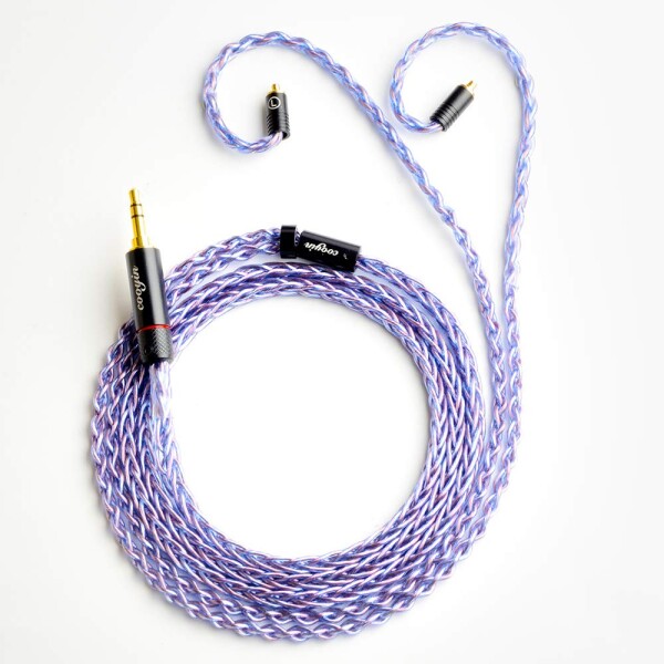 cooyin リケーブル A2DC 4.4mm 単結晶銅+銀メッキ単結晶銅 8芯 アップグレードケーブル バランスケーブル PVC外被 hifi音質 オーディオ E40・E70・LS50IS・LS70IS・LS200IS・LS300IS・CKR100IS等に適合 タッ_3