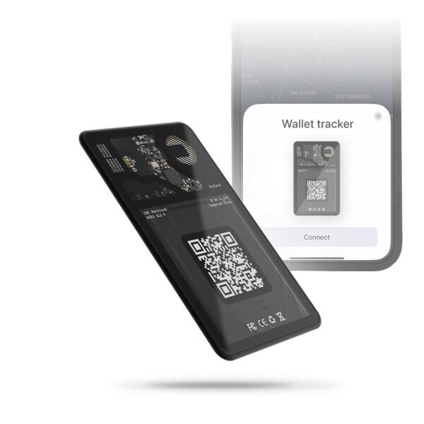 Rolling Square Aircard財布トラッカー - Bluetoothウォレットファインダー、Find My Network対応、名刺機能NFC/QRコード、薄さ2.2mmの通販は