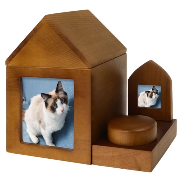 (デバリエ)メモリアルボックス 想い出箱 ペット コンパクトサイズ 収納ボックス 写真立て メモリアルハウスの通販は 7,925円