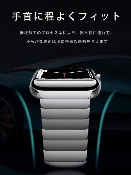 互換性のない for apple watch ダンス楽隊 apple watch 繋がり腕輪 2023最新 磁石式クラスプ 取りはずし名取り草 かい繕う物の具不必要 ステンレス鋼 iWatch SE/Series Ultra3 Ultra2 Ultra 10 9 8 7 6 5 4 3 2 1相応う 38