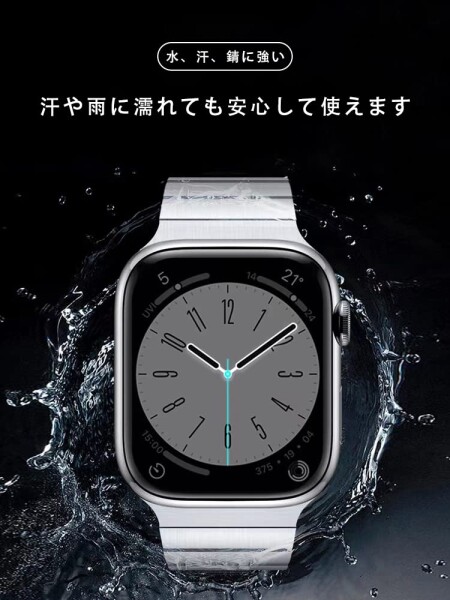 互換性のない for apple watch ダンス楽隊 apple watch 繋がり腕輪 2023最新 磁石式クラスプ 取りはずし名取り草 かい繕う物の具不必要 ステンレス鋼 iWatch SE/Series Ultra3 Ultra2 Ultra 10 9 8 7 6 5 4 3 2 1相応う 38