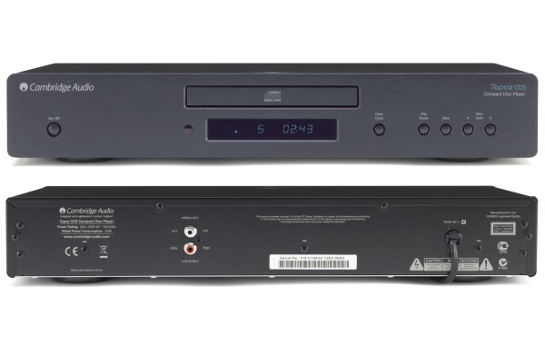 Cambridge Audio DAC CDプレーヤー TOPAZ CD5 D/Aコンバーター イギリス製 Wolfson 8725 搭載 エントリーモデル リモコン付属 TOPAZCD5BLK TOPAZCD5BLKの通販は