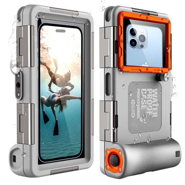 潜水用ケース iphone 水中撮影 ケース 防水ケース スマホ用 水中撮影・写真 IPX8標準防水レベル水深さ15mまで潜水 水泳 防水ポーチ お風呂 海水浴 夏フェス 温泉 お釣り 排気機能 ストラッ