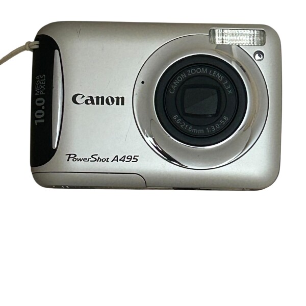 CANON PowerShot A495 シルバー Canon PowerShot A495 (Silver) 10-megapixel digital camera