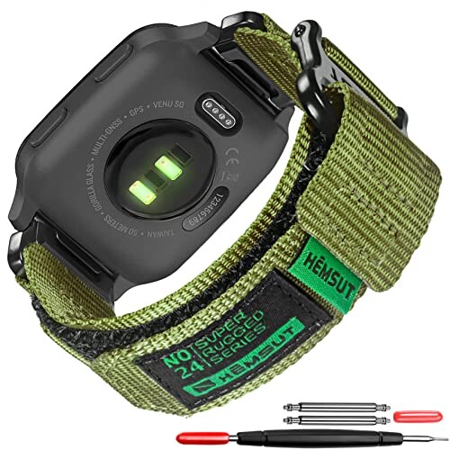 (torbollo) ガーミンベルト GARMIN(ガーミン) Venu/Venu Sq/Venu Sq 2/Venu Sq Music/Venu 2 Plus (Venu 2/Venu 2Sは非対応) アップグレードされたコネクタ ガーミンのクイックフィットver 20mmの通販は