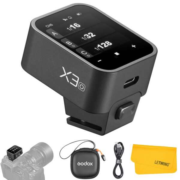 技適マーク GODOX X3O X3-O フラッシュトリガー 送信機 TTL 2.4G ワイヤレス 高速同期 TTL オート/マニュアル/マルチフラッシュ X3トリガ