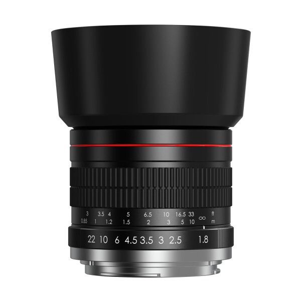 Lightdow for Sony 85mm F1.8 固定レンズ中望遠レンズ単焦点フルフレーム for ソニー Alpha A9 A7R A7S A7 A6500 A6400 A6300 A6000 A510