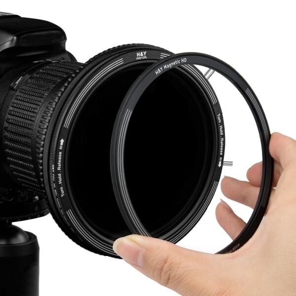 H&amp;Y ソフトフィルター ホワイトプロミスト 1/4 for REVORING 58-77mm White Promist 1/4 レボリング用マグネット式フィルター RMW4-77_2