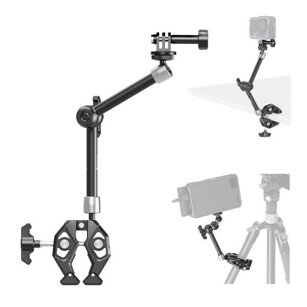 SmallRig マジックアームクランプキット スーパークランプ付き カメラマウント関節式摩擦アーム 1/4”-20ネジとネジ穴付き カメラ ライト モニター ウェブカメラ アクションカメラ用 耐荷_1