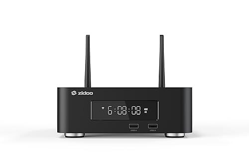 zidoo 4K HDRメディアプレーヤー 4K Android TVボックス Android 9.0 OS ヘキサコア 64ビットプロセッサー 2G+16G VS10画質エンジン HDR10+MKV ビデオ&オーディオ再生用 (Z20PRO)の通販は