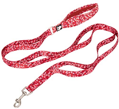 cocomall 六箇所持ちハンドル犬用リード 小型、中型、大型犬用リード 訓練リード ロングリード ペット用品 ハーネス 3M反射材料 ナイロン製 通気性 調節可能 メッシュペット (S,Poppy Red)の通販は 5,897円
