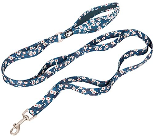 cocomall 六箇所持ちハンドル犬用リード 小型、中型、大型犬用リード 訓練リード ロングリード ペット用品 ハーネス 3M反射材料 ナイロン製 通気性 調節可能 メッシュペット (S,Saxony Blue)の通販は 5,366円