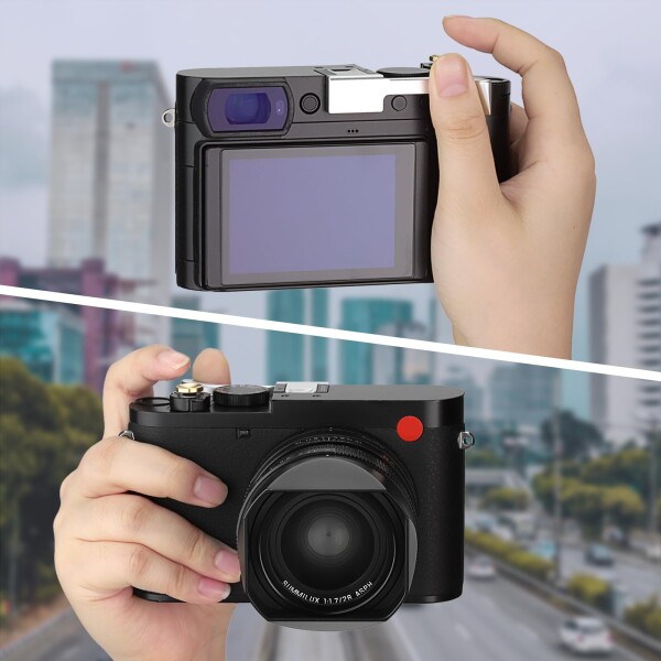 Haoge メタルサムアップグリップ ライカQ3カメラサポートハンドグリップアクセサリー THB-Q3W ホットシューサムアップレスト_6