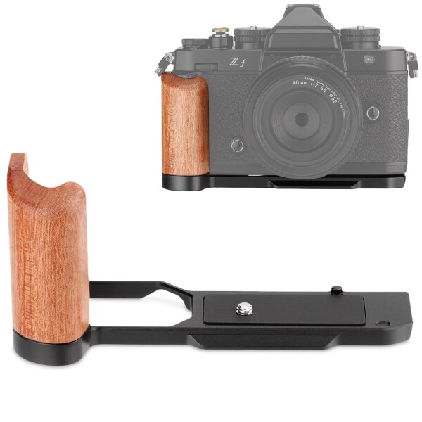 Leftfoto Z f 木製ハンドグリップLブラケット Nikon ZFカメラ用 下部