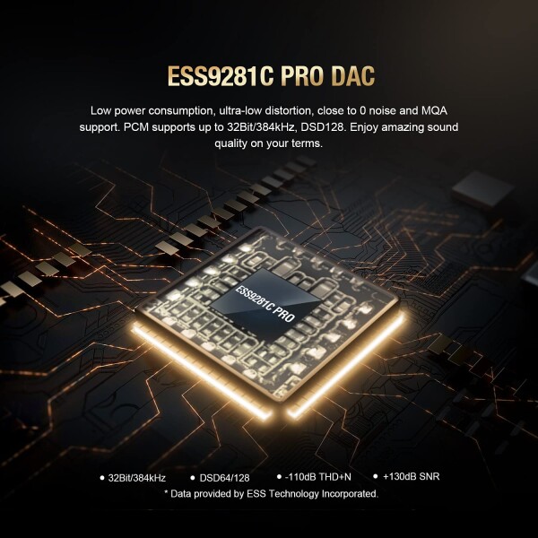 HIDIZS S3 PROハイレゾ対応小型DACドングル 8X MQA対応 PCM 32Bit/284kHz対応 DSD128コーデック対応 Android/Windows/Mac OS/iOS/iPad OSシステム用_1