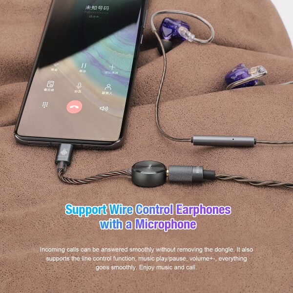 HIDIZS S3 PROハイレゾ対応小型DACドングル 8X MQA対応 PCM 32Bit/284kHz対応 DSD128コーデック対応 Android/Windows/Mac OS/iOS/iPad OSシステム用_4