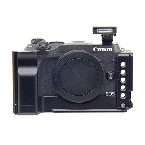 SIUTATDSH カメラ ケージ 適用 Canon キヤノン EOS M6II M6 カメラ専用ケージ 超拡張性 内蔵コールドシューマウント Arri規格のネジ穴がある Arca規格プレートがあり 周辺機器・アクセサリー