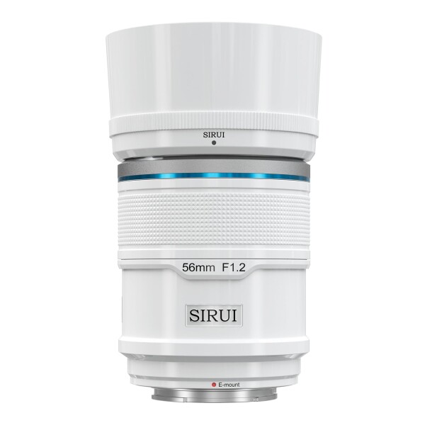 SIRUI Sniper 56mmオートフォーカスレンズ、F1.2広角APS-CカメラレンズA5 A6 A7 FX A9 ZV-Eシリーズ(Eマウント、ホワイト)