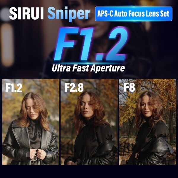 SIRUI Sniper 33mmオートフォーカスレンズ、F1.2広角APS-Cカメラレンズ(Xマウント、シルバー)の通販は