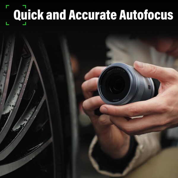 SIRUI Sniper 33mmオートフォーカスレンズ、F1.2広角APS-Cカメラレンズ(Xマウント、シルバー)の通販は