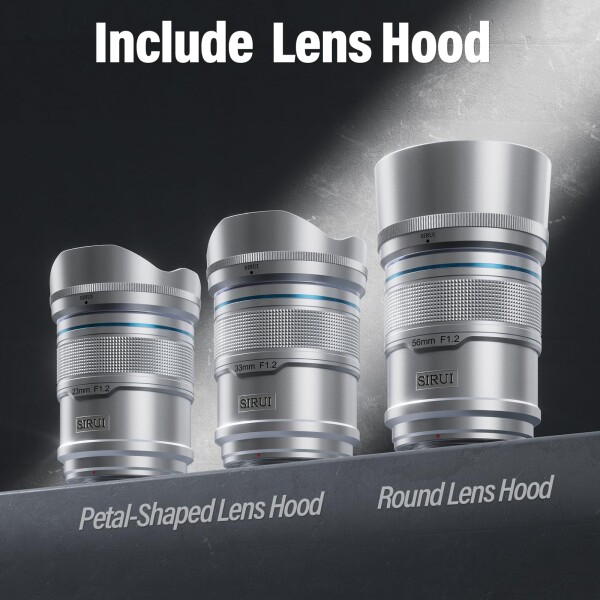 SIRUI Sniper 56mmオートフォーカスレンズ、F1.2広角APS-Cカメラレンズ