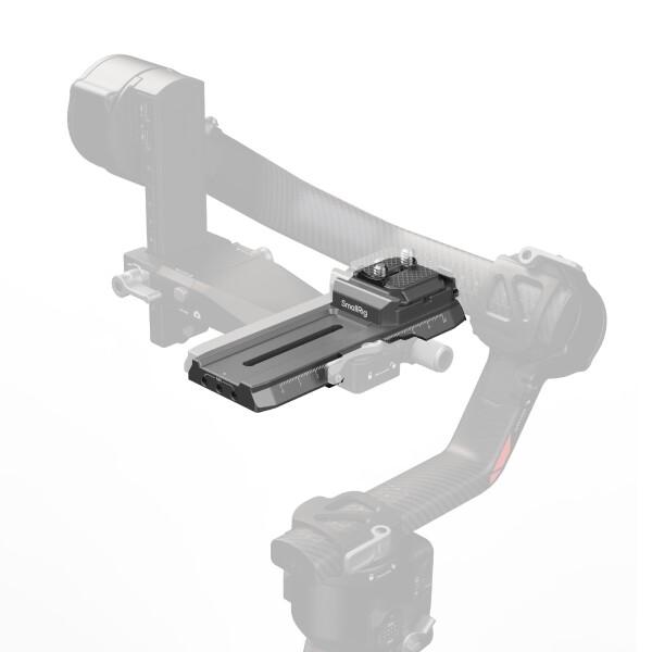 SmallRig クイックリリースプレートアダプター Manfrotto用 DJI RS 2 / RSC 2 / RS3 / RS 3 Pro/RS 4 / RS 4 Pro用 Arca-Swiss用クイックリリースプレート付き HawkLock H38-4638_1