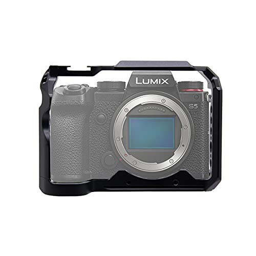 SIUTATDSH カメラ ケージ 適用 パナソニック Panasonic LUMIX S5 S 5 カメラ専用ケージ 超拡張性 内蔵コールドシューマウント Arri規格のネジ穴がある Arca規格プレートがありの通販は