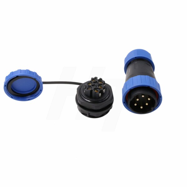 HangTon TY28 6ピン 25A 航空防水コネクタ オスメス 12ga ワイヤプラグソケット ねじクリンプはんだ不要 クイックディスコネクトパワーデバイス用 自動車用の通販は 5,310円