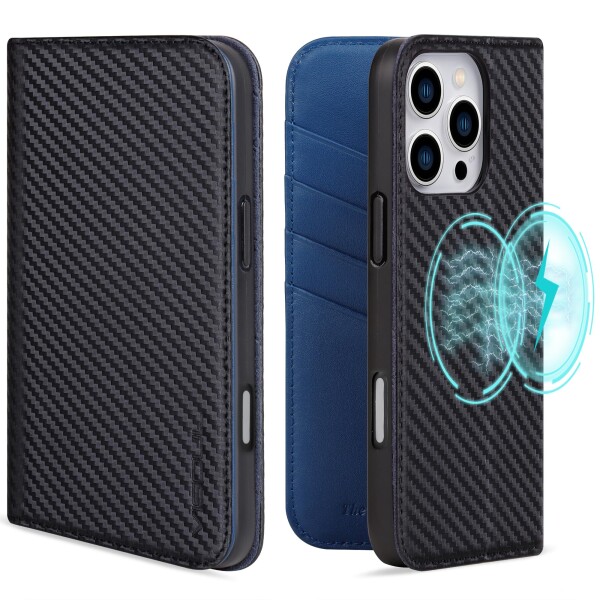 VISOUL iPhone16 ProMax 対応ケース 手帳型 本革 スマホケース レザーケース 手帳型ケース アイフォン16 ProMax ケース MagSafe対応 ワイヤレス充電対応 カード収納 携帯ケース 全面保護 マグネットの通販は 5,078円