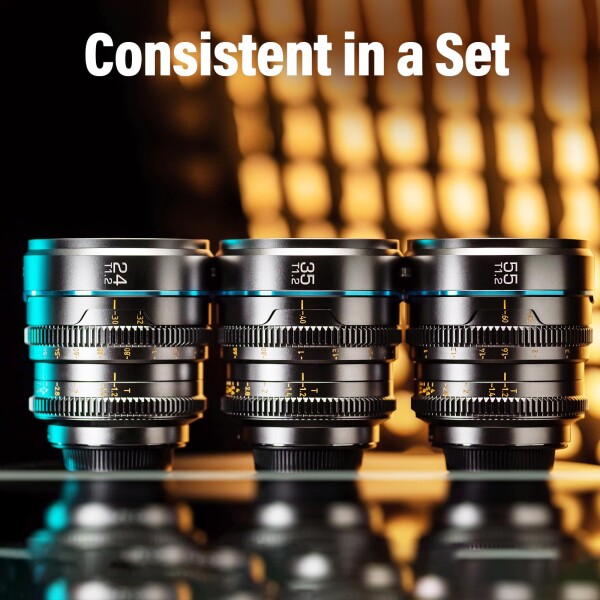 SIRUI Night Walker 24mm T1.2 シネレンズ 大口径マニュアルフォーカス