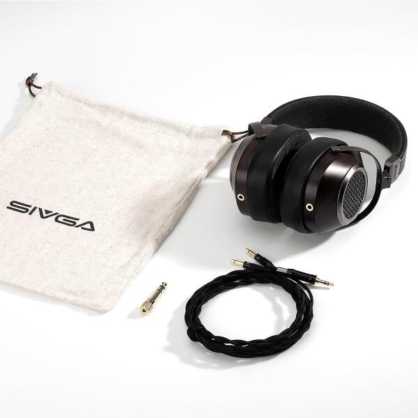 SIVGA ANSER HIFI 50mm ダイナミックドライバー オープンバックウッドヘッドフォン_3