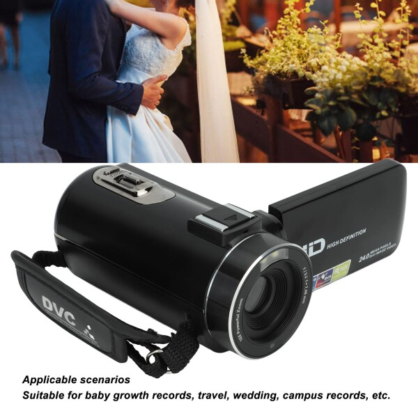 ASHATA デジタルカメラレコーダー、HDビデオ録画ハンディカム