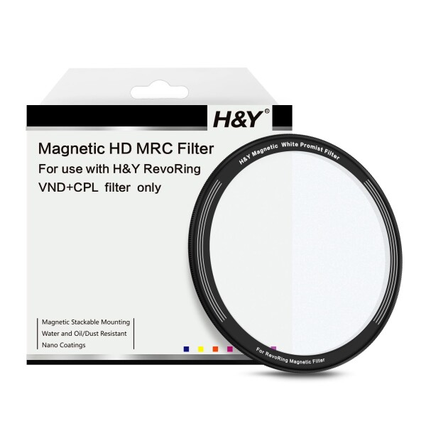 H&amp;Y ソフトフィルター ホワイトプロミスト 1/2 for REVORING 58-77mm White Promist 1/2 レボリング用マグネット式フィルター RMW2-77
