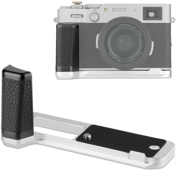 Haoge ホルダー ハンドグリップ 富士フイルム Fuji X100VI カメラ L型 グリップ HG-XVIS アルカ スイス クイック リリース プレート カメラ ハンドル ブラケット