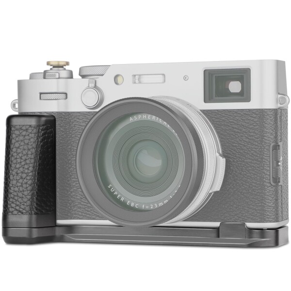 Haoge ハンドル ハンドグリップ 富士フイルム Fuji X100VI カメラ用 L字型グリップ HG-XVIB Arca Swiss Kirk RRS クイックリリースプレート カメラ ベンロブラケット_3