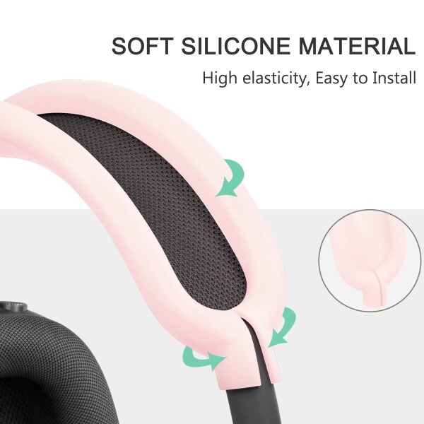 SOULWIT 交換 修理 キット for AirPods Max に対応 メッシュファブリック イヤーパッド + ヘッドバンド カバー ＋ TPU保護ケース ＋ シリコン製イヤーパッドの保護カバー セット 多方面保護 保護_6