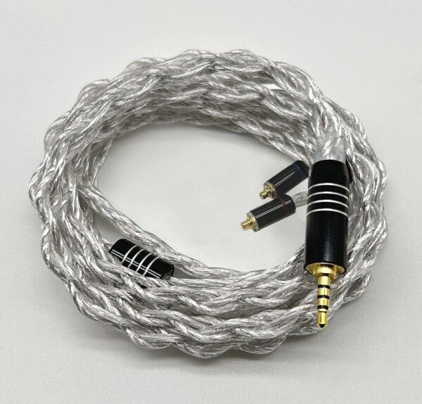 グラフェン単結晶銅銀メッキヘッドホンアップグレードラインmmcx 4.4