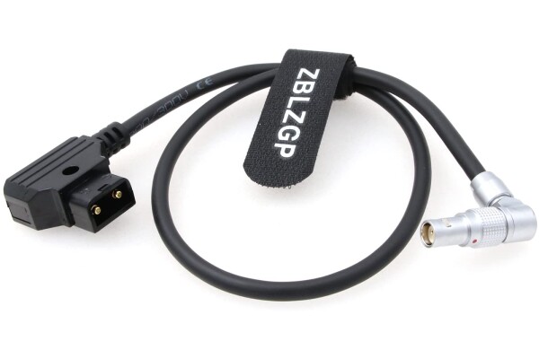 ZBLZGP 電源ケーブル RED Komodoカメラ用 回転可能 直角 2ピン メスからDタップ