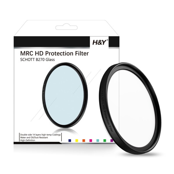 H&amp;Y レンズ保護フィルター 95mm HD プロテクションフィルター 保護用 ねじ込み式 低反射 高平面度 薄枠 ローレット加工 帯電防止 防汚 撥水 防傷 MRU95