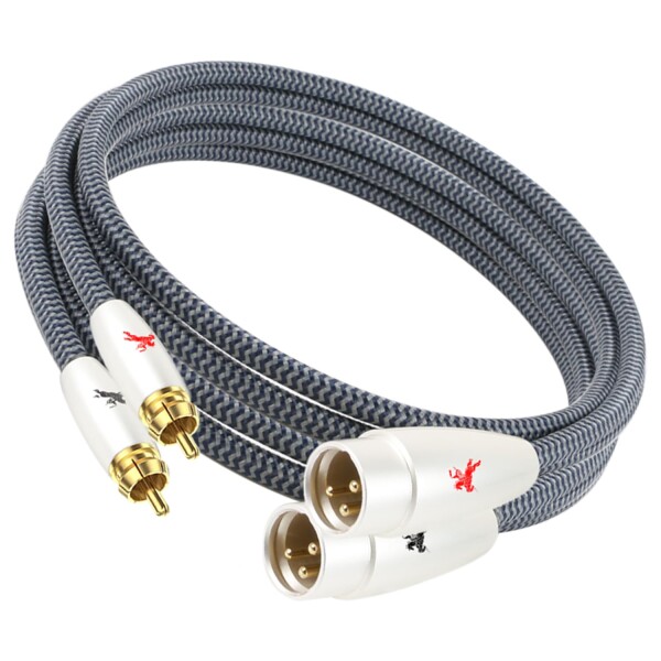 Impeto XLR RCA変換ケーブル「メス-オス」XLRからRCAまで OFC無酸素銅 オーディオケーブル AVアンプ/CD/ヘッドホンアンプ/デジタルミキサーなど適用 xlr rca cable 1.5M