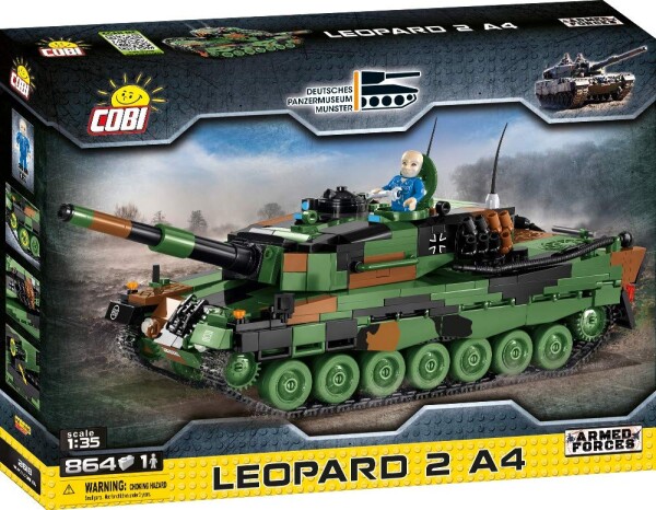 Cobi Armed Forces #2618 ドイツ連邦軍 レオパルト2 A4 主力戦車 1/35スケール
