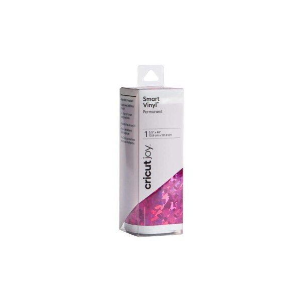Cricut Joy Permanent Holographic Vinyl 5.5"X48" Roll-Crystals