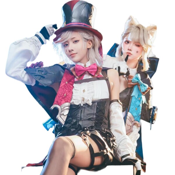 (BASETAKE) 原神 コスプレ 衣装 原神 リネット リネ フリーナ フータオ ウェンティ 雷電将軍 放浪者 ナヴィア ヌヴィレット ペルヴェーレ げんしん コスプレ 仮装_1