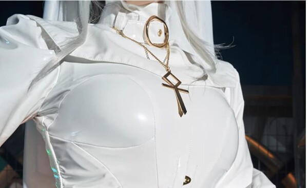 聖シスター コスプレ衣装 ハロウィン クリスマス コスチューム 白修道女 S