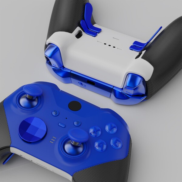 eXtremeRate Xbox Elite Series 2コントローラーに対応用13 in 1コンビメタルキット、金属製サムスティック6本&amp;調整ツール&amp;方向キー2個&amp;背面パドル4個Xbox Elite Series 2コアコントローラー対応用_1