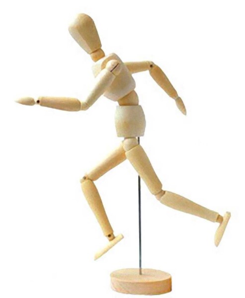 スミティ (Smiti) デッサン人形 木製 中 (20 cm)